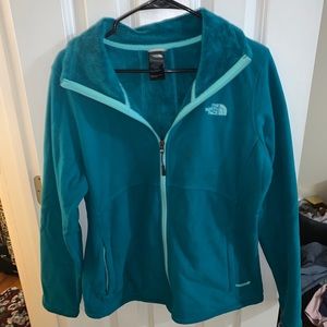 North face jacket with fleece on inside
